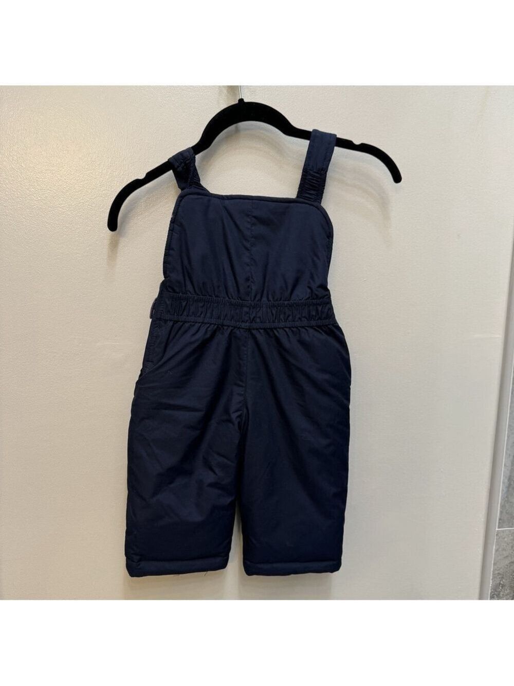 Oshkosh Snow Bib Ski Suit Overalls Navy Blue Size 12M Adjustable Straps - Picture 4 of 4
